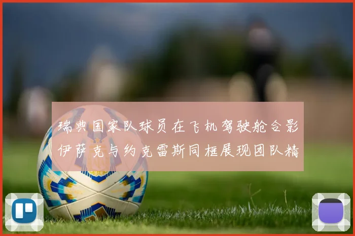 瑞典国家队球员在飞机驾驶舱合影伊萨克与约克雷斯同框展现团队精神